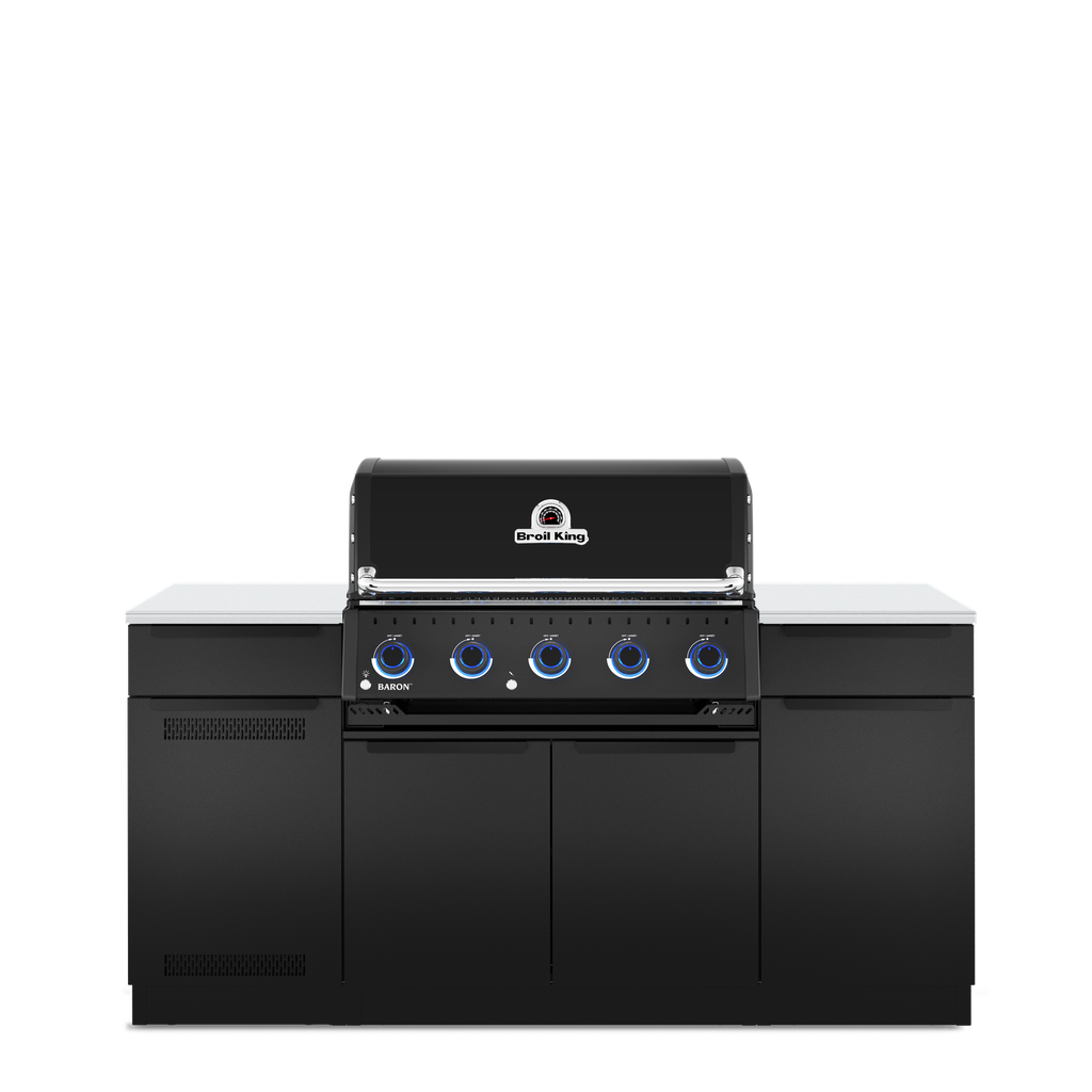 [876814] [BROIL KING] - Cuisine extérieure Baron Shadow (Propane, Standard, 5 brûleurs)